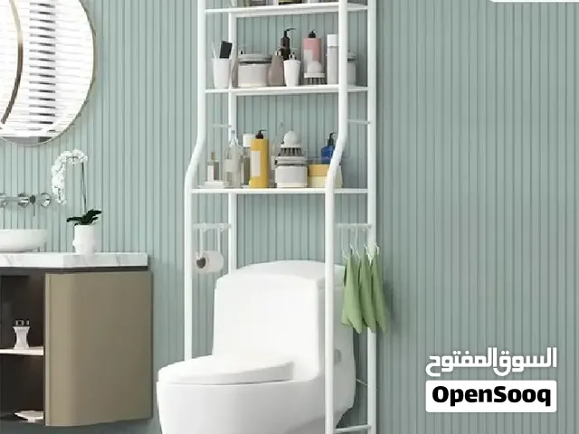 Steel toilet rack with anti corrosion materials and adjustable 3 rack