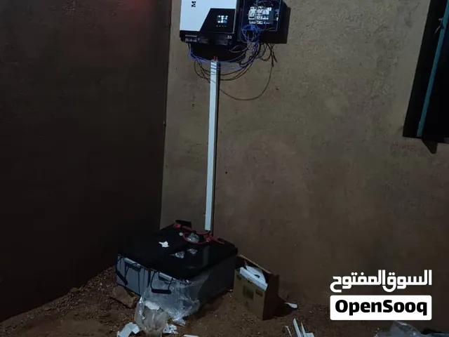 للبييبببع   منظومه طاقه شمسيه   4 لوح 620 دبل فيس انفرتر 4.2 ميغا سن 2 بطارية 200 جافة gsp ملحقات( س