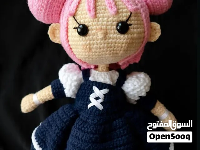 دمية حياكة بالكروشية بناتية للبيع