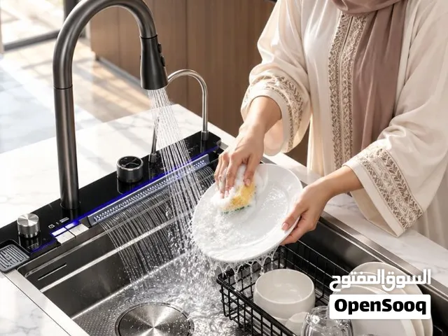 مغسلة ذكية لمطبخ عصري