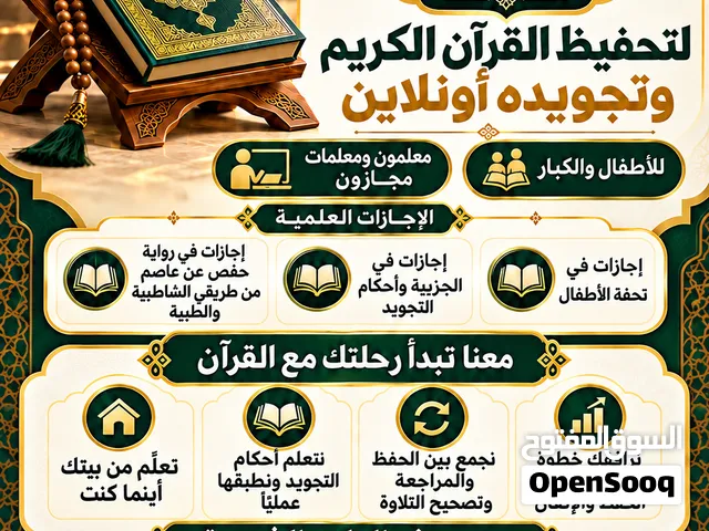 أكاديمية درب الهدى لتحفيظ القرآن الكريم أونلاين وتدريس الفقه والعقيدة والحديث والتفسير