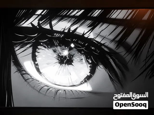 شاشة سريعة  200 فريم و 28 بوصة مستخدمة مع الكرتون و الوايرات قوية لا يفوتكم