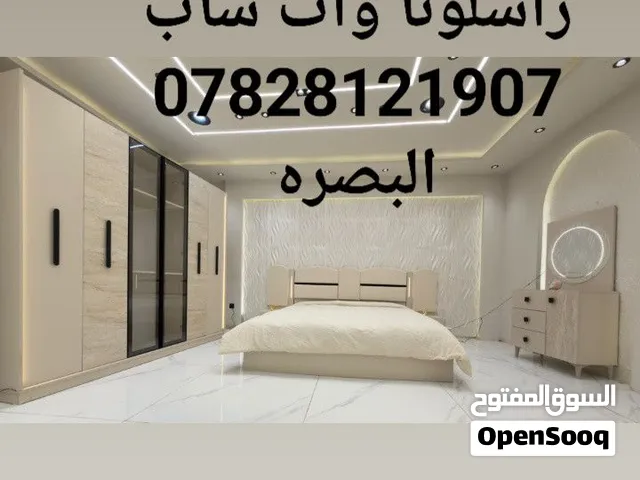 غرف نوم تركي 5 قطع كنتور 6 ابواب اناره داخل الكنتور السعر 700 الف فقط
