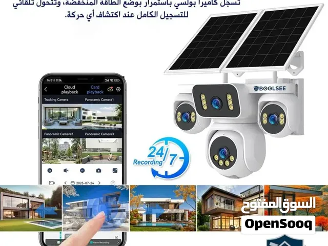 كاميرا تعمل ب طاقة شمسية 4K تسجيل 24 ساعة متواصلة