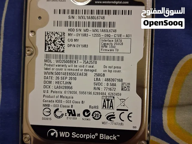 هارد ديسك للبيع بسعر كويس والشره ما بقصر معه للابتوب