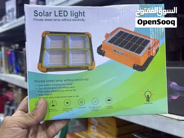 كشاف وبلوجكتر طاقة شمسية ذكي عالي السطوع (جديد بالكرتون) للرحلات والطوارئ