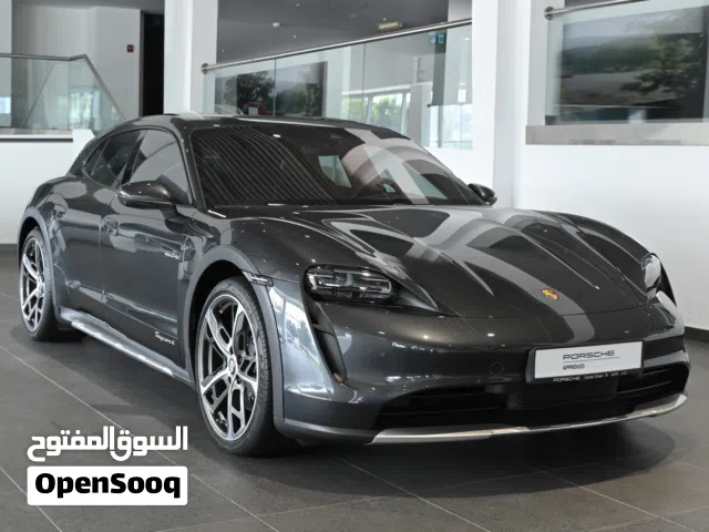 2022 Porsche Taycan 4 Cross Turismo Electric Sedan in Nardo Grey with Advanced Features