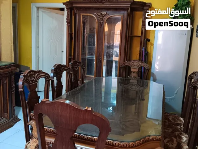 اوضة سفرة خشب زان كامله