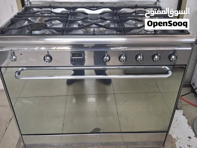غاز سميج ايطالي 90 سم ستانلس ستيل فل سيفتي مناصب سكب فرن واسع فرن كهرباء كامل مع مروحتين توزيع