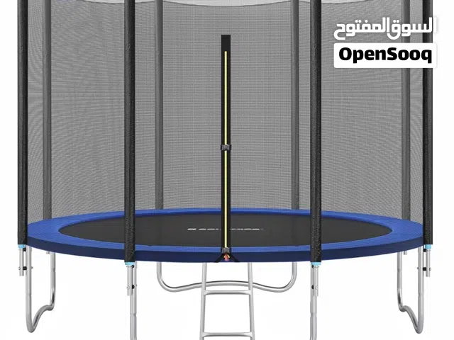نطيطه ترامبولين كبير مع شبكة أمان محيطة 360° بأقل وأقل الاسعار بالمملكه تتوفر لدينا خدمة التوصيل