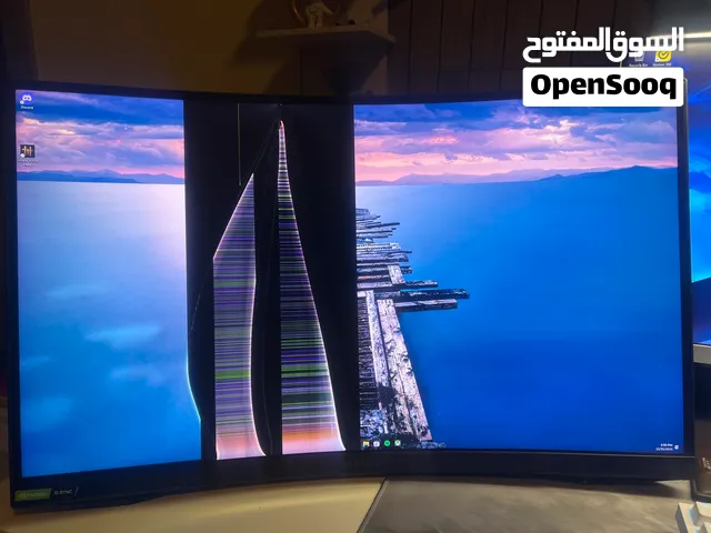 شاشة سامسونج 2k 240hz va 0.5ms curved 27inch منحنية مكسوره للبيع تفاصيل ف الوصف