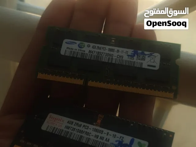 ب 5 ريال 8GB DDR3 حال لابتوب