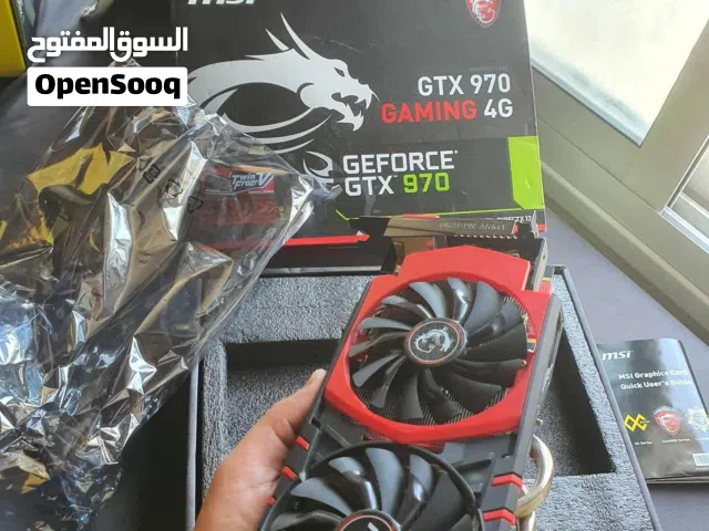 للبيع كرت شاشة غني عن التعريف MSI GTX 970 Gaming 4G - بحالة ممتازة