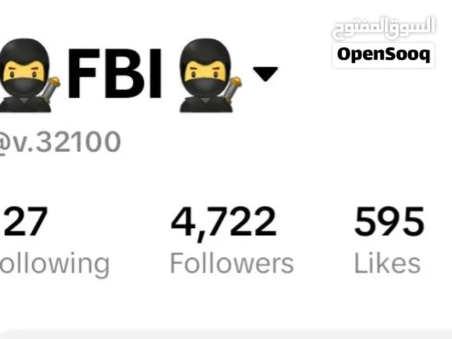 account tiktok level 28/4800k followers