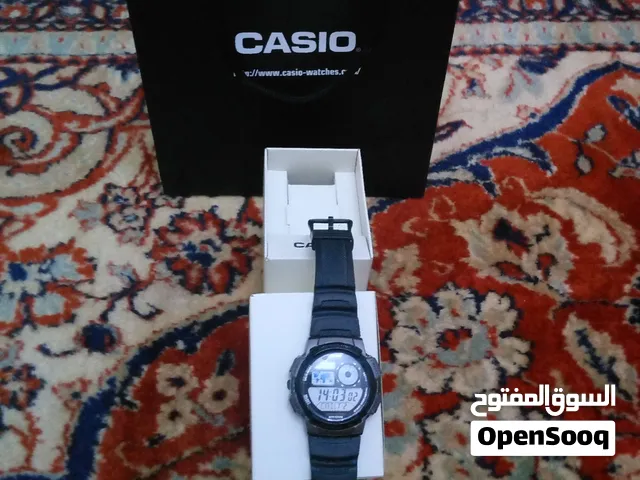 ساعة كاسيو للبيع نظيفة جدا شبه جديدة