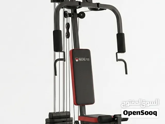 Multi-Exercise Machine, Cable Pulley System, Lat Pulldown Bar, Leg Extension Roller, Full Body Worko