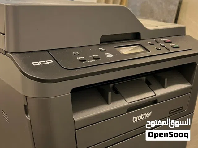 طابعة ليزر Brother DCP-L2540DW أسود وأبيض مع واي فاي وسكانر ونسخ ودوبلكس