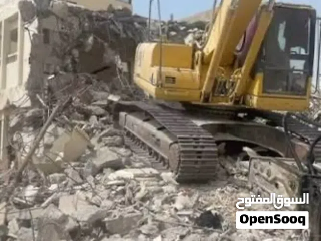 هدم قسائم وازالة انقاض ومقاولات حفر مع استخراج تراخيص الامن والسلامة