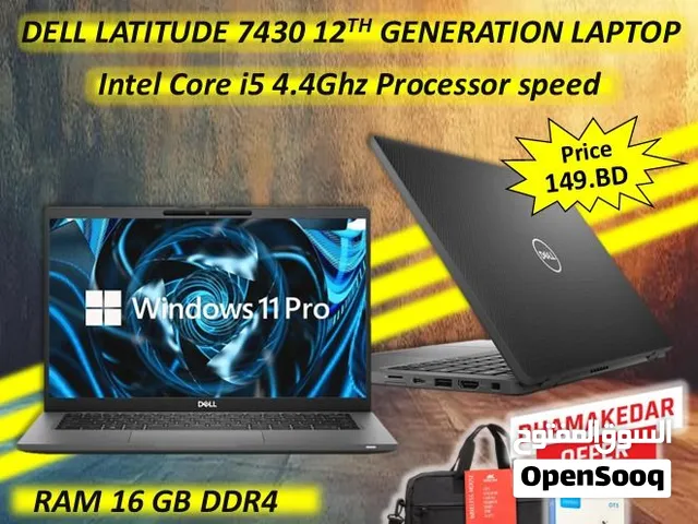 Dell Latitude i5 12th Gen 16GB RAM 256GB SSD M.2 Nvme