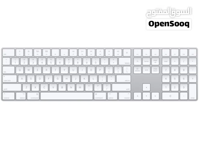 لوحة مفاتيح آبل السحرية مع قائمة الارقام