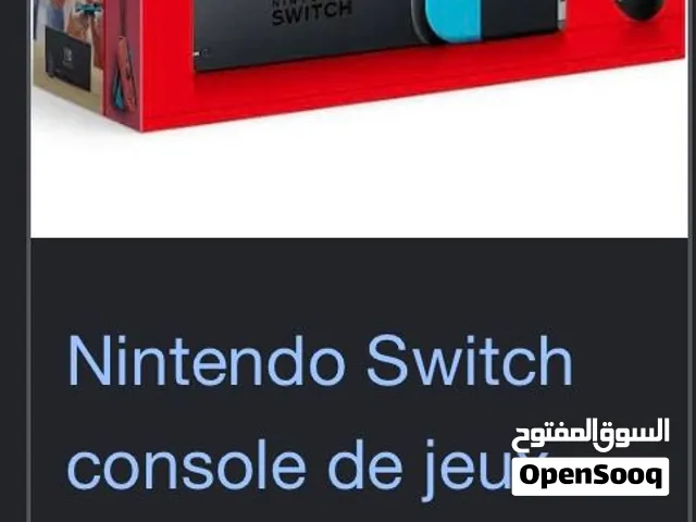 Nintendo switch 64gb red blue good condition  نينتيندو سويتش نظيفف