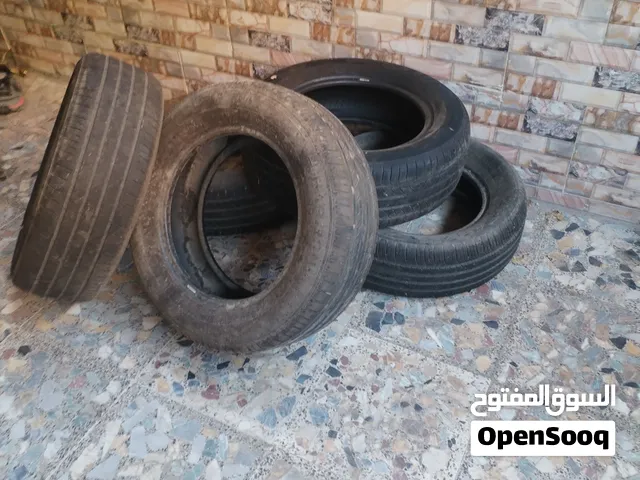 خمس تايرات byd مستعملة و حالتهة زينة استخدام قليل