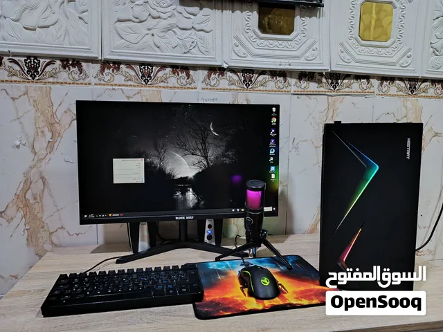 حاسبه كيمنك مع شاشة وكامل الملحقات وحساب ستيم بسعر مناسب    pc تجميعة بي سي كمبيوتر  تشغل جميع العاب