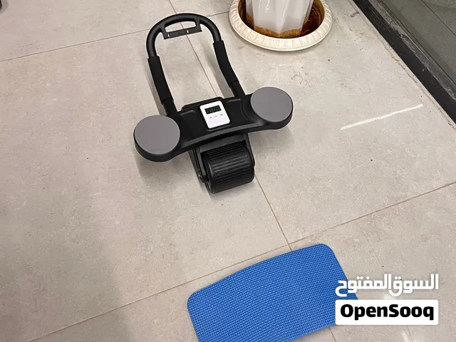 عجلة تمارين البطن المزدوجة مع مسند ذراعين وعداد – Double Wheel Abdominal Wheel موديل: R-280