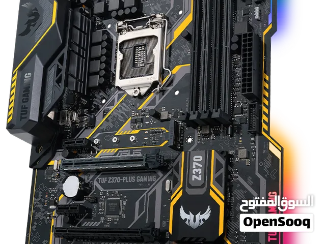 لوحة ASUS TUF Z370-PLUS GAMING مع معالج i7-8700