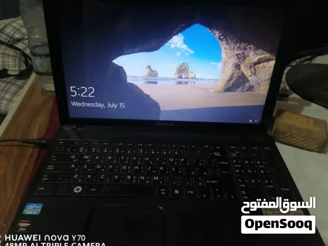 لابتوب توشيبا Toshiba C850 بحالة كسر زيرو (استعمال بيتي راقي) - كارت شاشة AMD