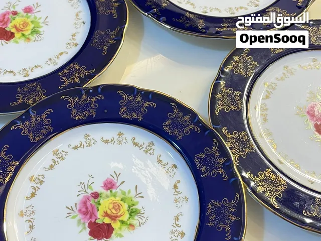 Vintage THUN 1794 Czech porcelain  صحون فينتج اصلية مطلية ذهبplates