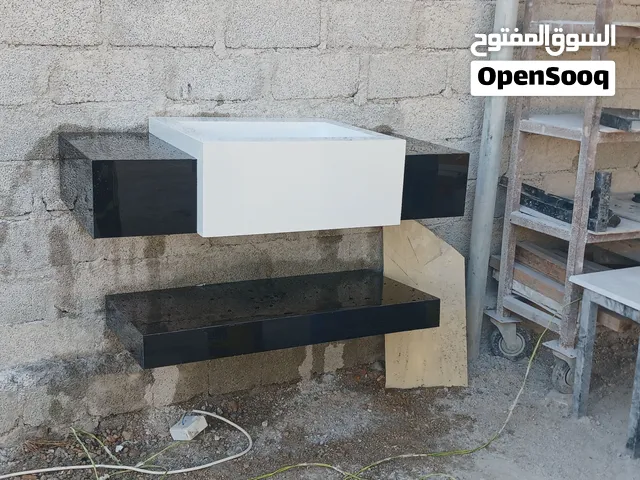 مغاسل رخاميه جاهزه للتركيب تبدا من 80 سنتى حتى متر السعر 45 ريال للحبه