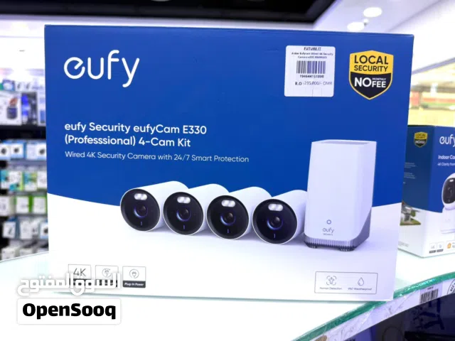 EufyCam E330 Add-On Outdoor Security Camera, 4K Resolution, 24/7 Recording