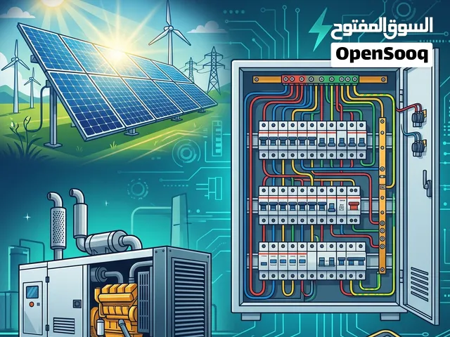 خبير فحص وتشخيص: أعطال الطاقة الشمسية والبطاريات، المولدات الديزل والبنزين، وحل مشاكل تهريب وفواتير