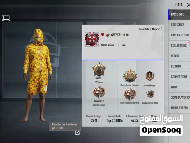 PUBG Mobile Rare Account