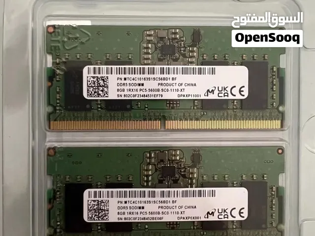 8GB DDR5 SODIMM 4800MHZ LAPTOP