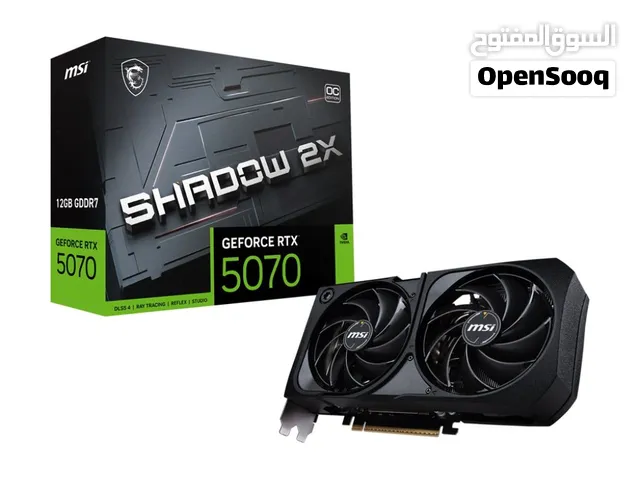 5060 ti 16gb asus tuf/ 5070 msi  ال5060ti بكامل ملحقاته وبالتجريب وعليه ضمان سنةshadow 2x