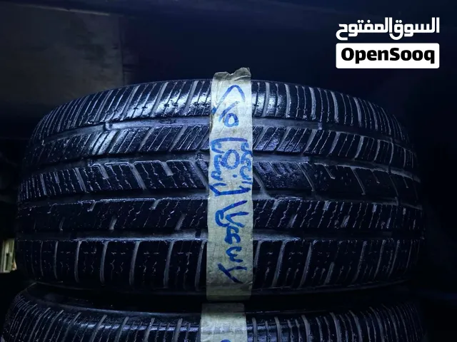 طقم 215/50/17 مستعمل بحالة ممتازة صنع أمريكي