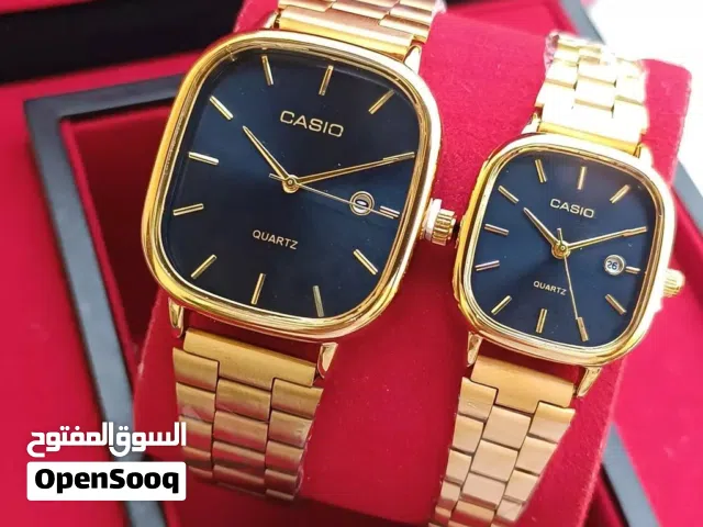 original Casio watch couple 2pc offer  all UAE free cash on delivery  1 years warranty water proof