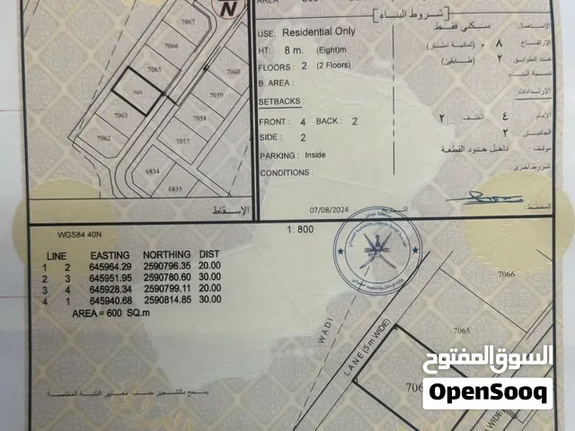 للبيع ارض سكنيه في العامرات