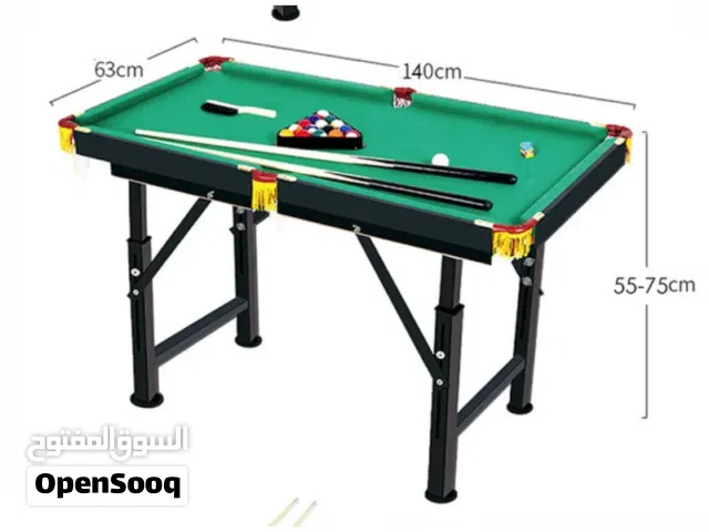 بليارد حجم 140 x 60 نظافه 90% مع كامل الملحقات