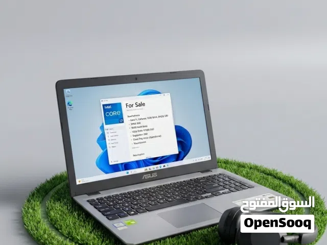 فرصة ذهبية: لابتوب ASUS بمواصفات عالية وسعر مغري (Core i7 / SSD / 8GB RAM)