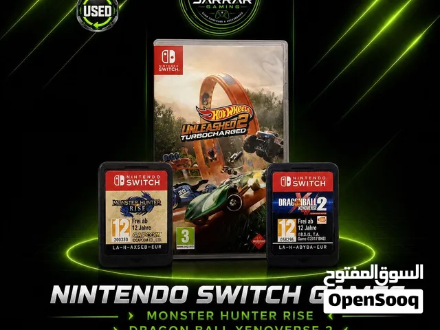 العاب نينتندو سويتش بحاله ممتازه جدا