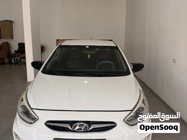 فقط 46 الف كاش هيونداي اكسنت ديزل 2014 1600 4غيار خصوصي فل الفل قطارة بالمصروف بحالة الشركة لعبة