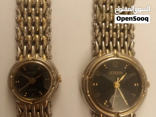 للبيع طقم ساعتين يد واحدة رجالي والثانية نسائي سويسرية أصلية أوريجينال