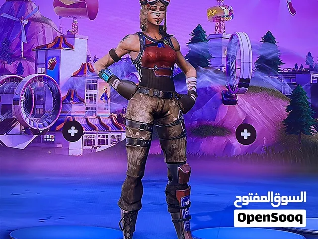 حساب فورت نايت جميل و مرتب +130سكن.