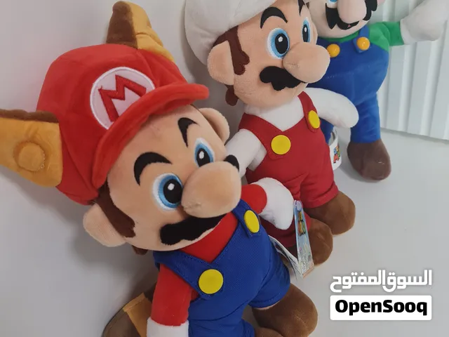 مجموعة دمى سوبر ماريو الأصلية (Nintendo) مخزنة وبحالة ممتازة للبيع!