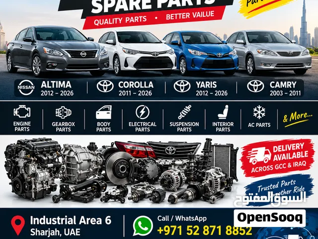 ALL TYPE OF ORIGINAL SPARE PARTS UNDER ONE ROOF