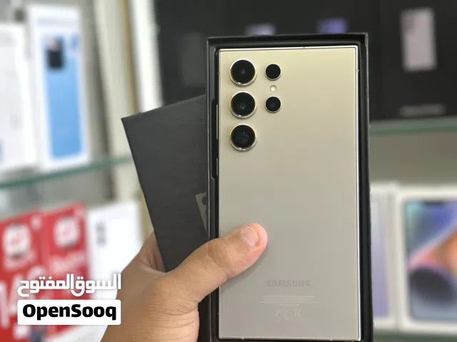 عرض خاص : Samsung S24 ultra 256gb  هاتف بحالة الوكالة بدون اي شموخ او مشاكل و مع ملحقات و بأقل سعر