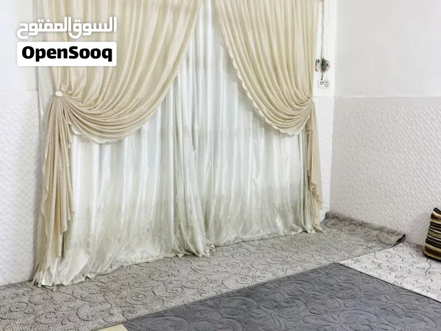 البرده الكريمي والتول ابيض الطول 3 والعرض 3